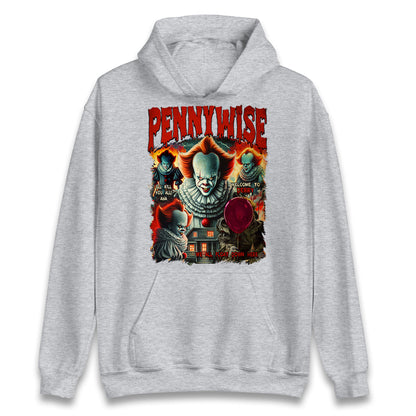 The Clown Pennywise Halloween Bootleg Unisex Hoodie