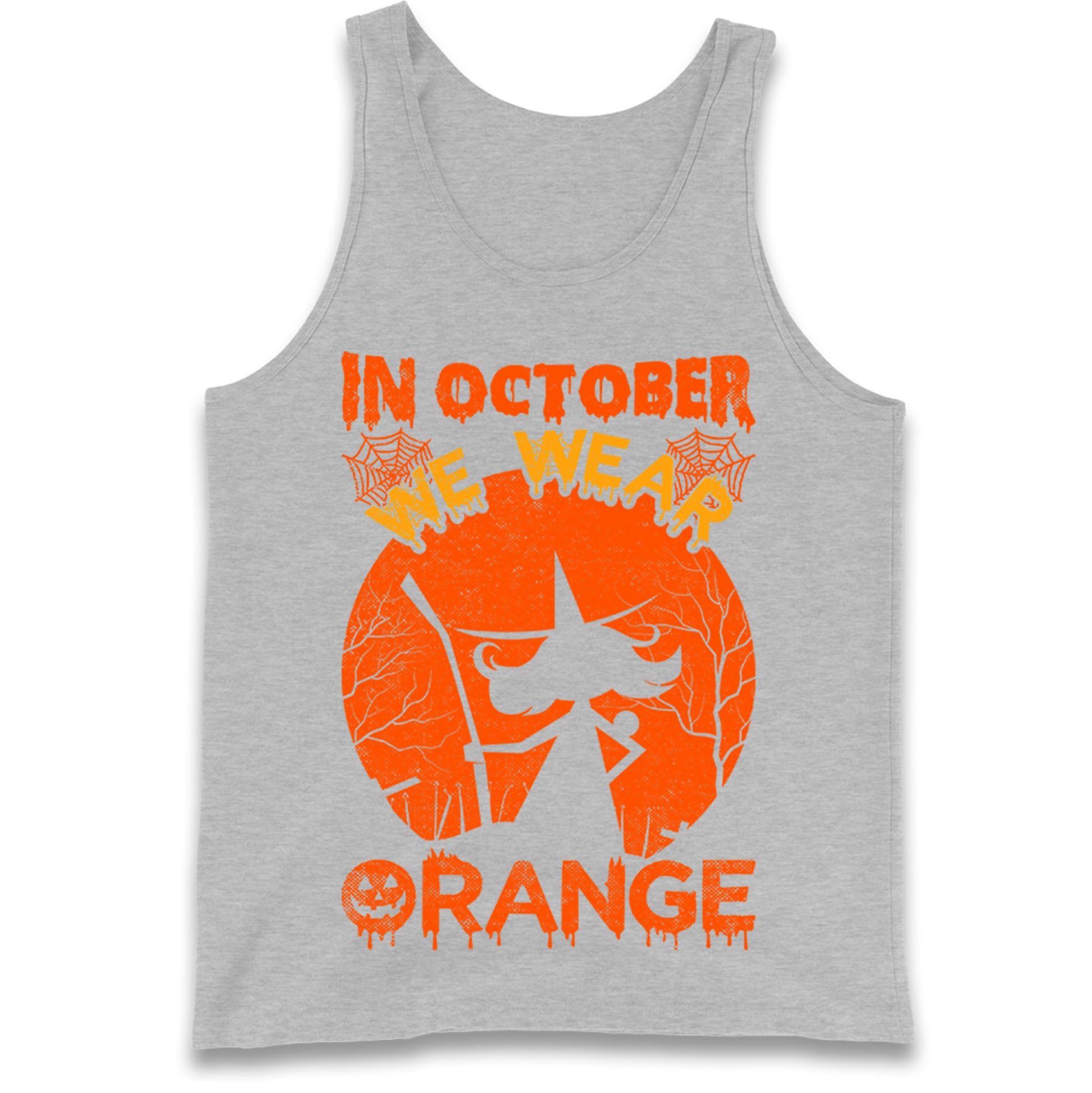 In October We Wear Orange Tank Top
