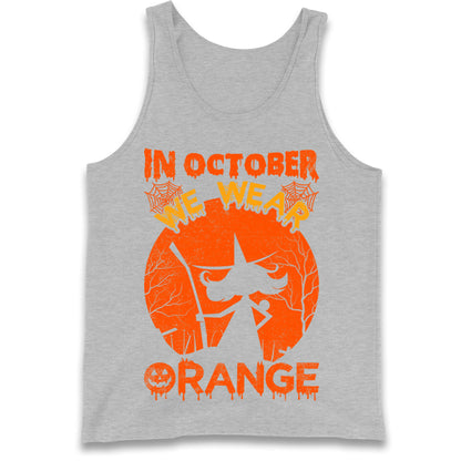 In October We Wear Orange Tank Top
