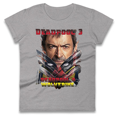 Deadpool and Wolverine 2024 Womens Tee Top