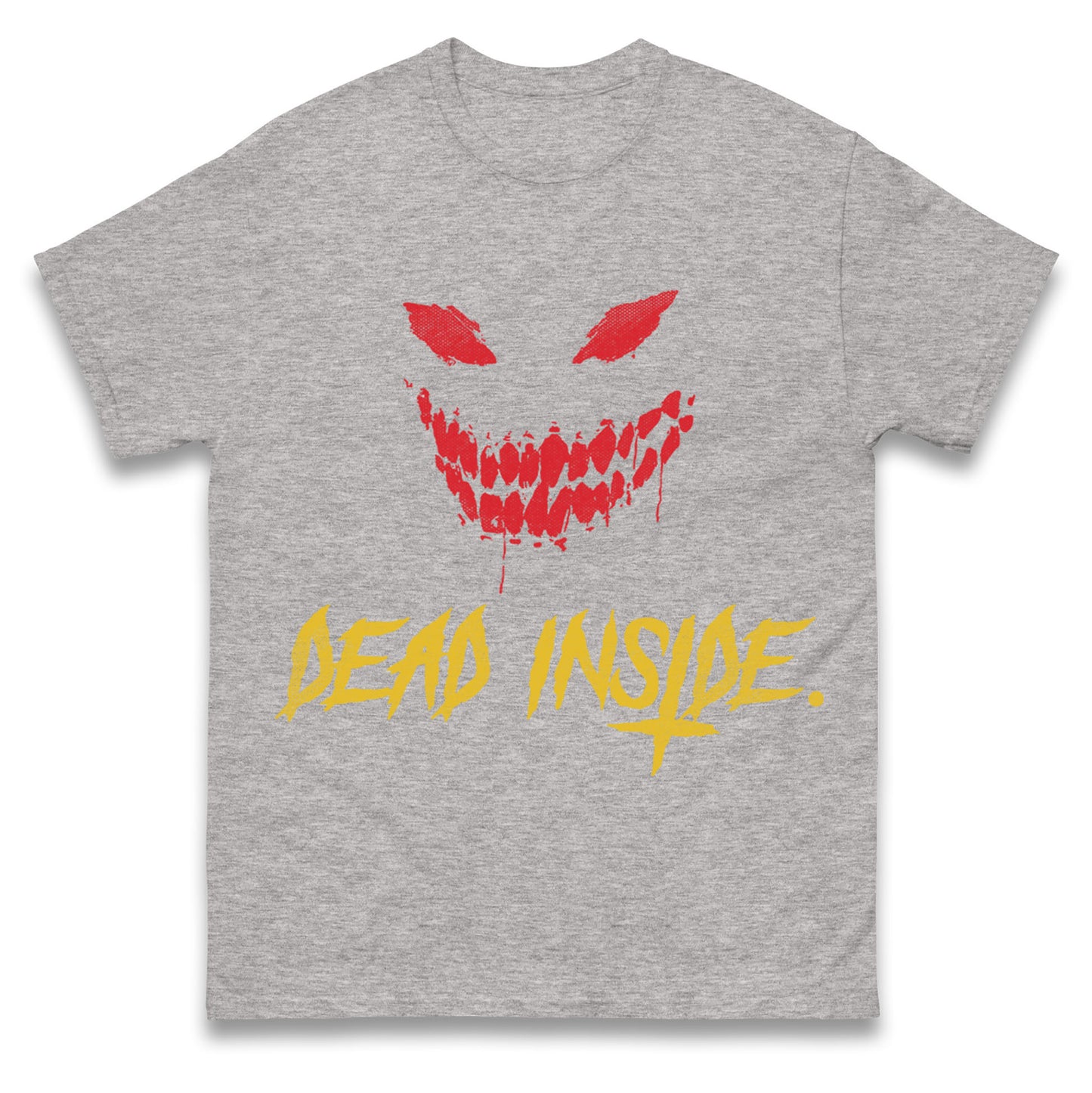 Horror Face Dead Inside Halloween t shirt