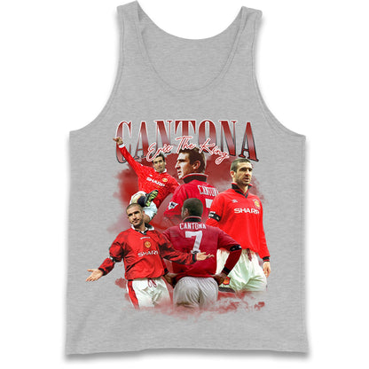 Retro Cantona Bootleg Football Tank Top