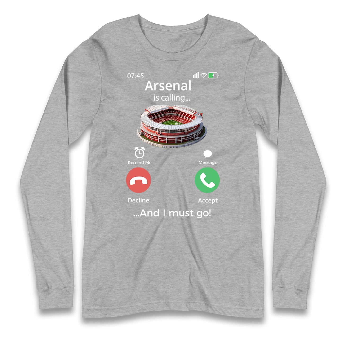 arsenal long sleeve jersey