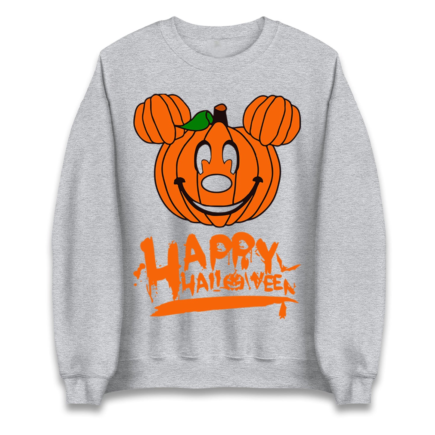 Mickey Mouse Pumpkin Happy Halloween Unisex Sweatshirt
