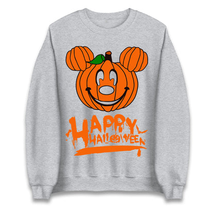 Mickey Mouse Pumpkin Happy Halloween Unisex Sweatshirt
