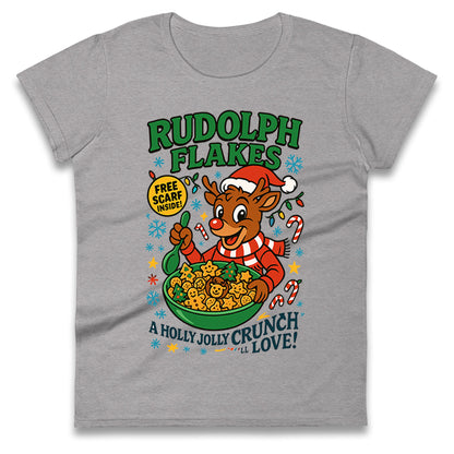 Rudolph The Red Nose Reindeer Ladies T Shirt