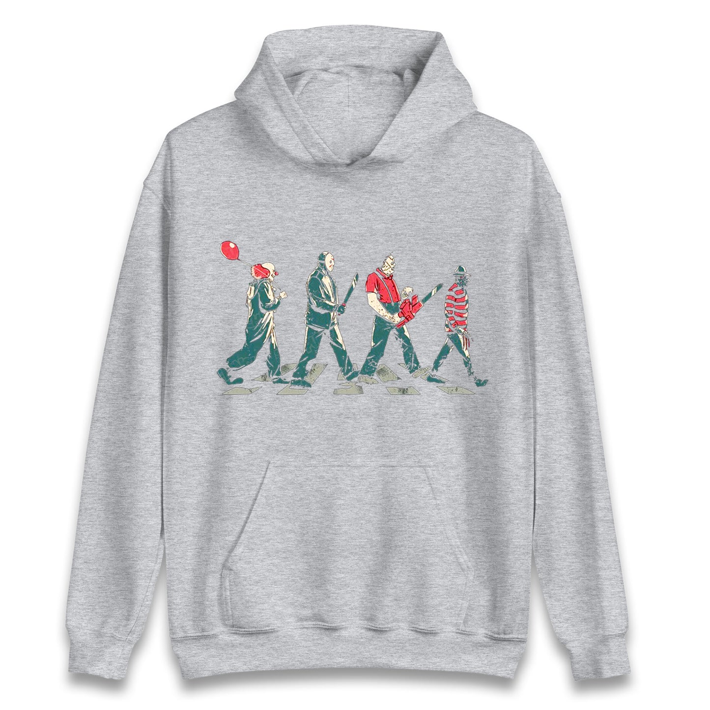 Horror Characters Friends Spoof Halloween Unisex Hoodie