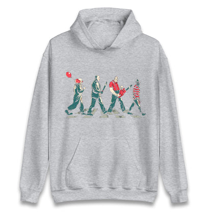 Horror Characters Friends Spoof Halloween Unisex Hoodie