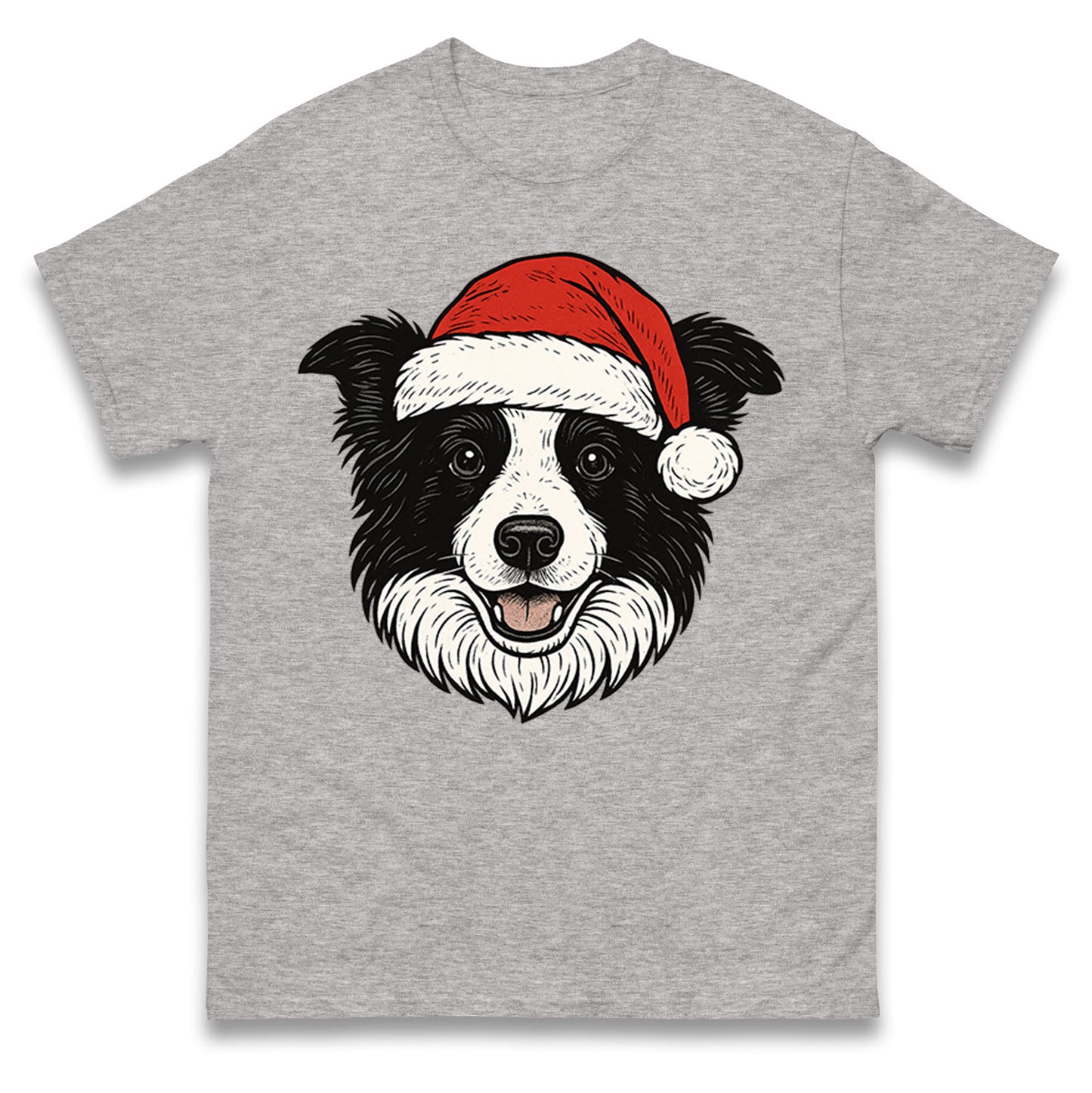 Border Collie Christmas T Shirt
