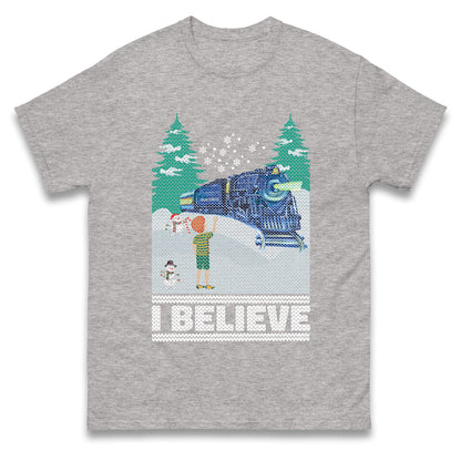 I Beleive Polar Express Christmas t shirts
