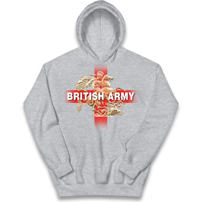 British Army St George & The Dragon Kids Hoodie