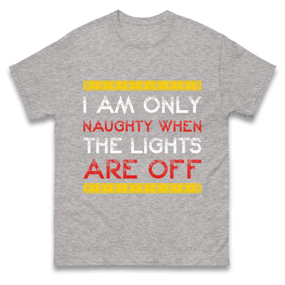 naughty christmas t shirt