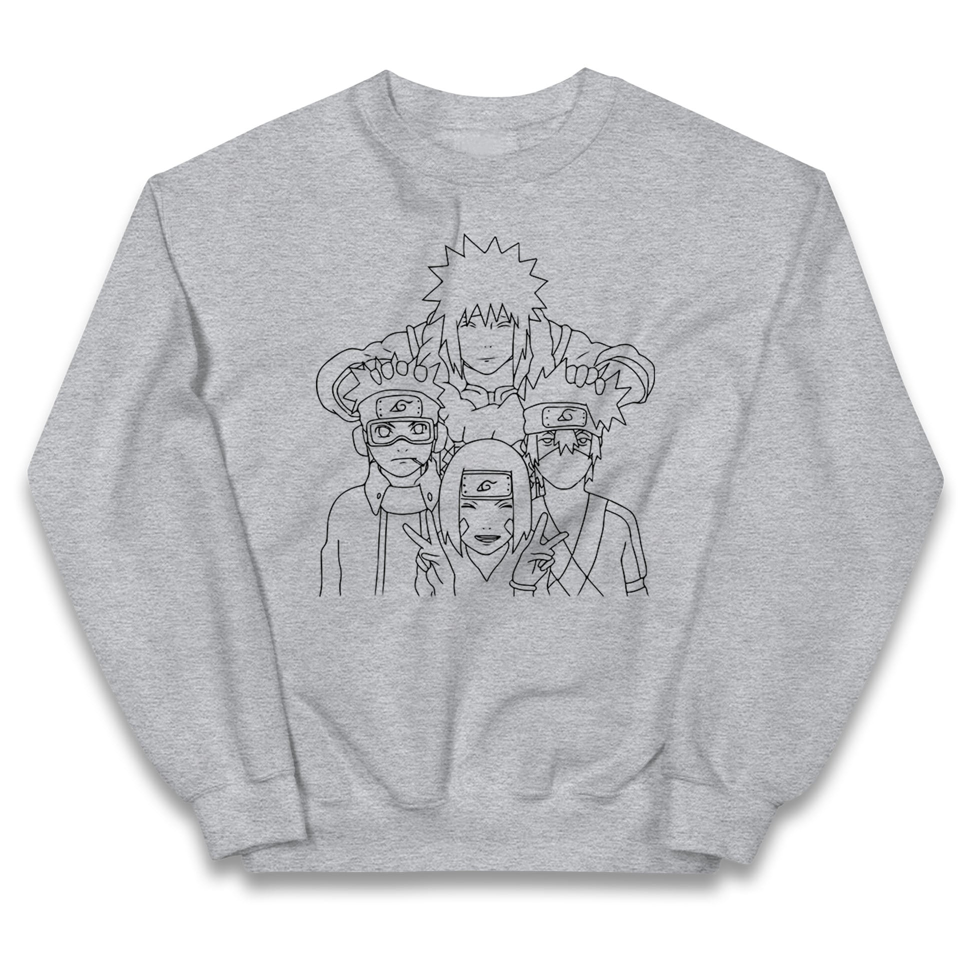 Naruto Shippuden jumper Minato Namikaze Kakashi Hatake Obito Uchiha Rin Nohara Top