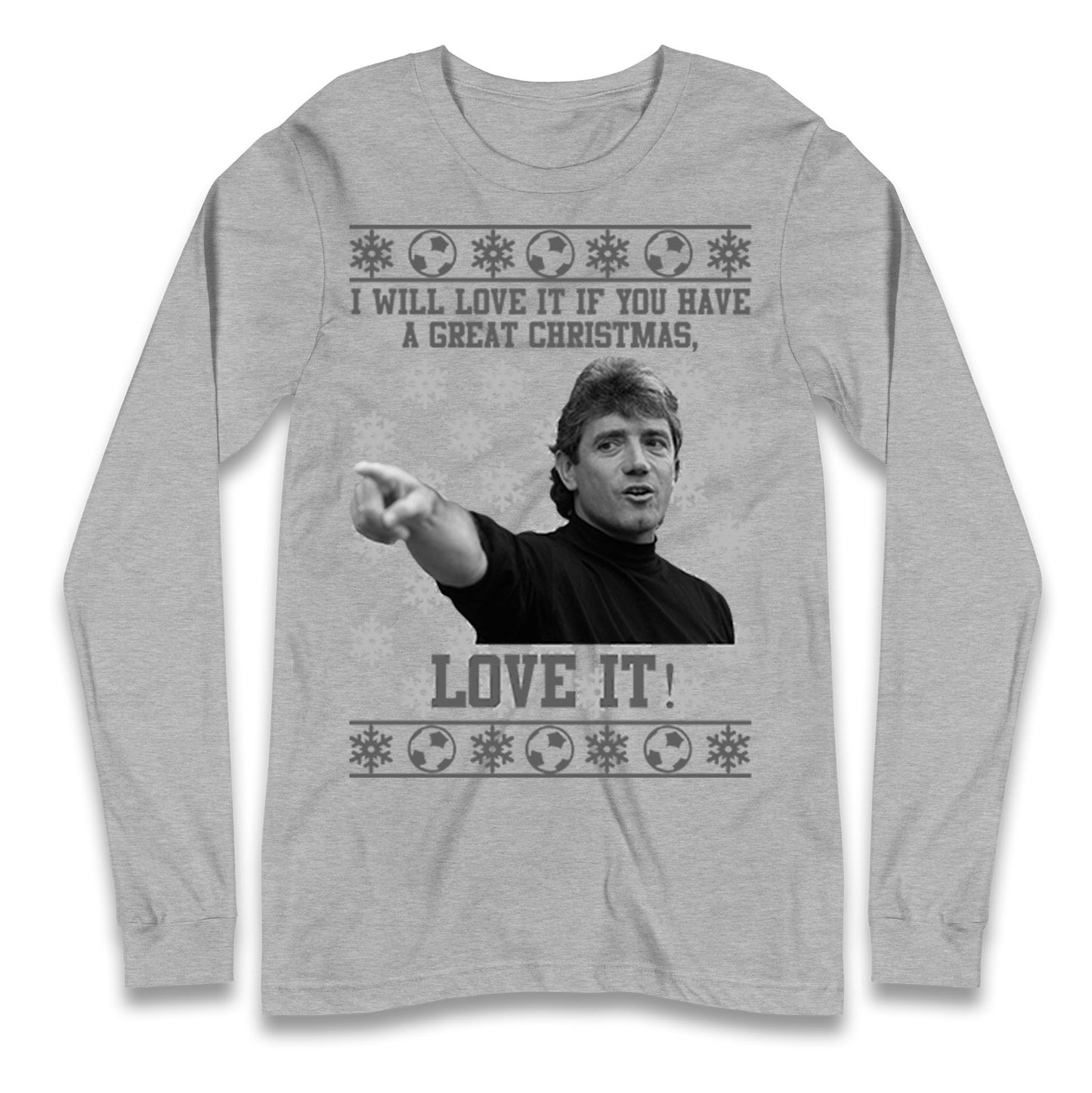 Kevin Keegan Christmas Long Sleeve T Shirt