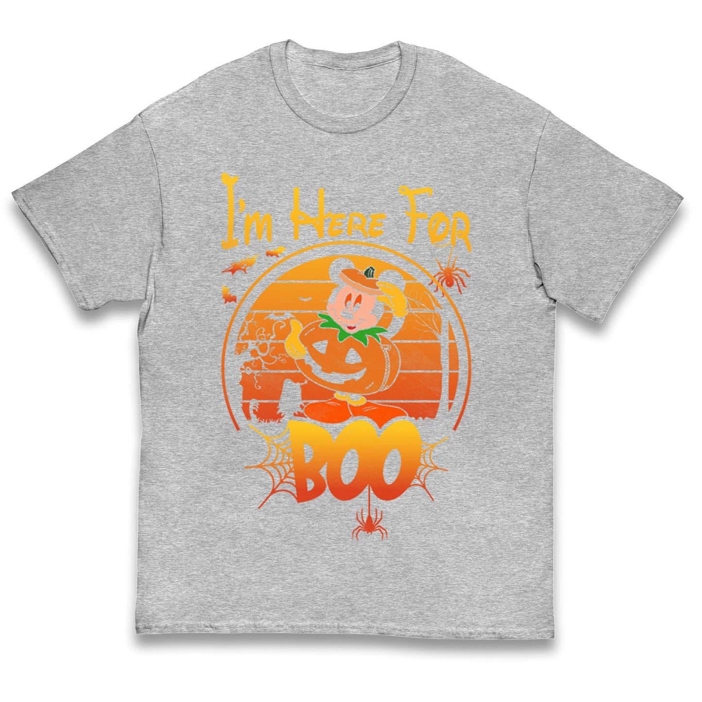 Mickey Mouse Im Here For Boo Halloween T Shirt
