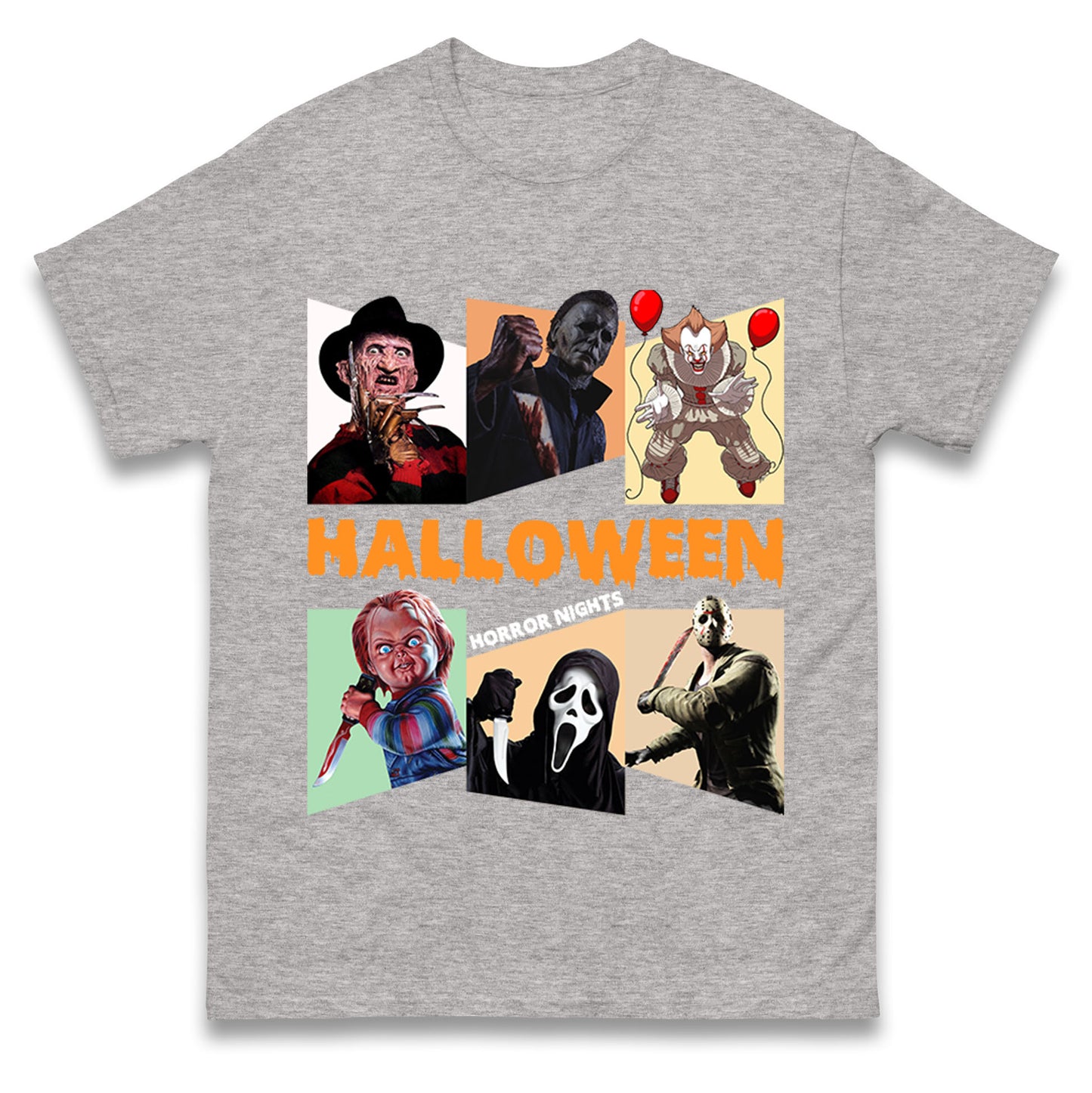 Horror Characters Halloween Horror Nights t shirts