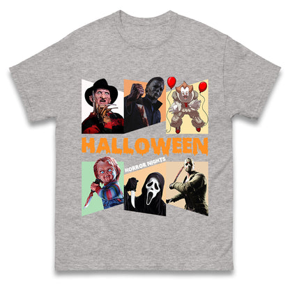 Horror Characters Halloween Horror Nights t shirts
