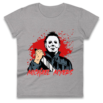 Michael Myers Horror Halloween Womens t shirt