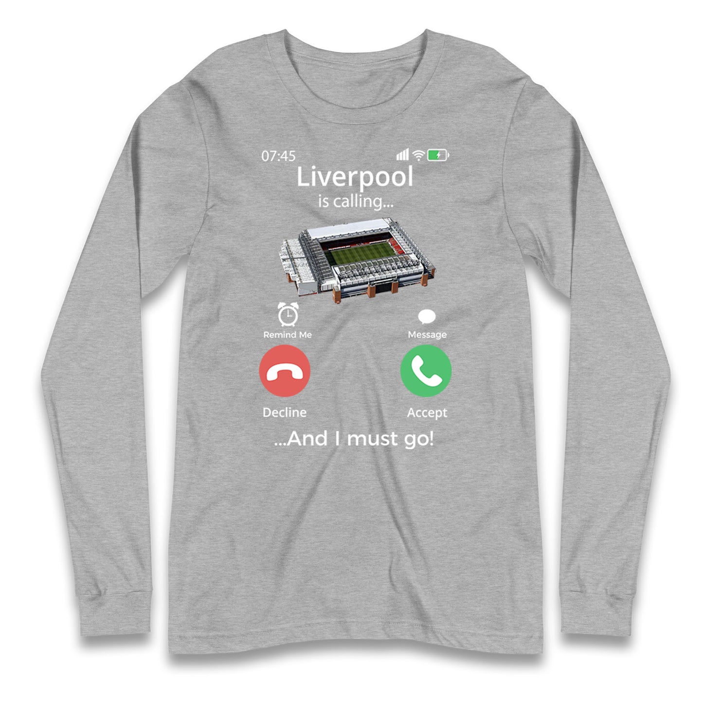 liverpool fc long sleeve t shirt