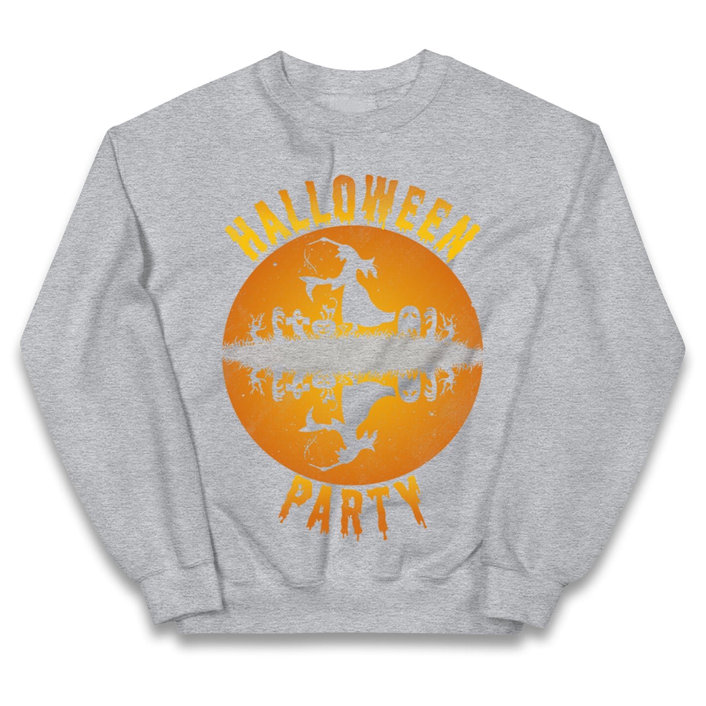 Scary Witch Halloween Party Jumper
