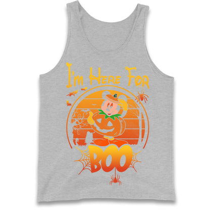 Mickey Mouse Im Here For Boo Tank Top
