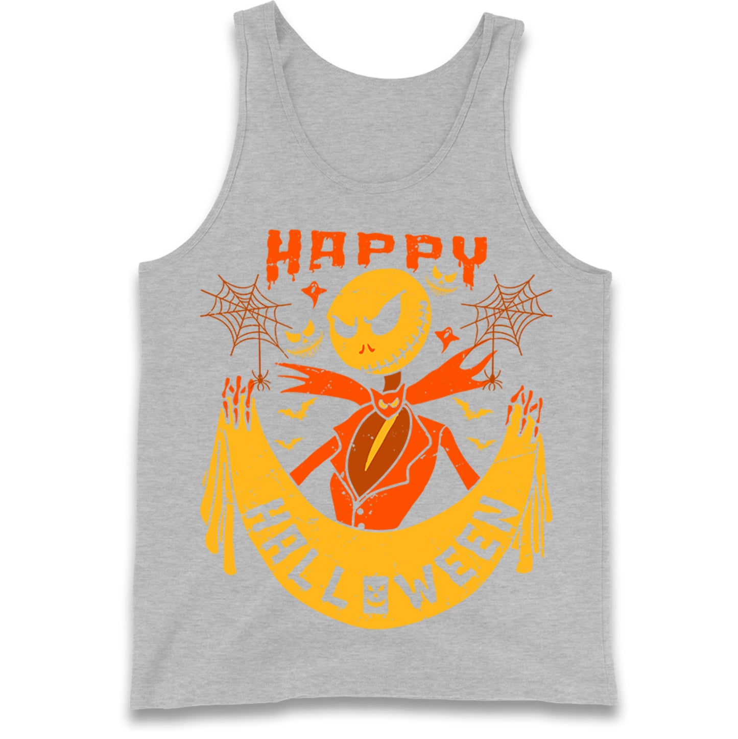 Jack Skellington Happy Halloween Tank Top