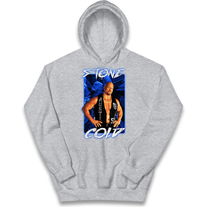 Stone Cold wwe Bootleg Kids Hoodie