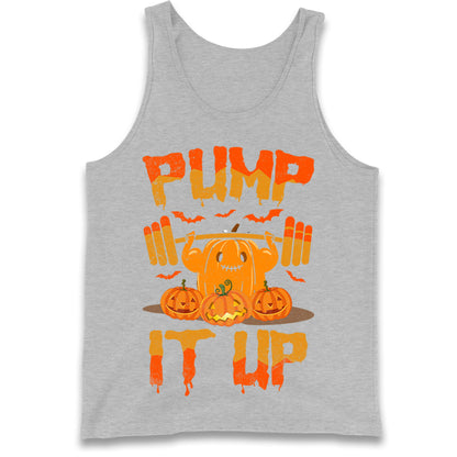 Halloween Fitness Pumpkin Tank Top
