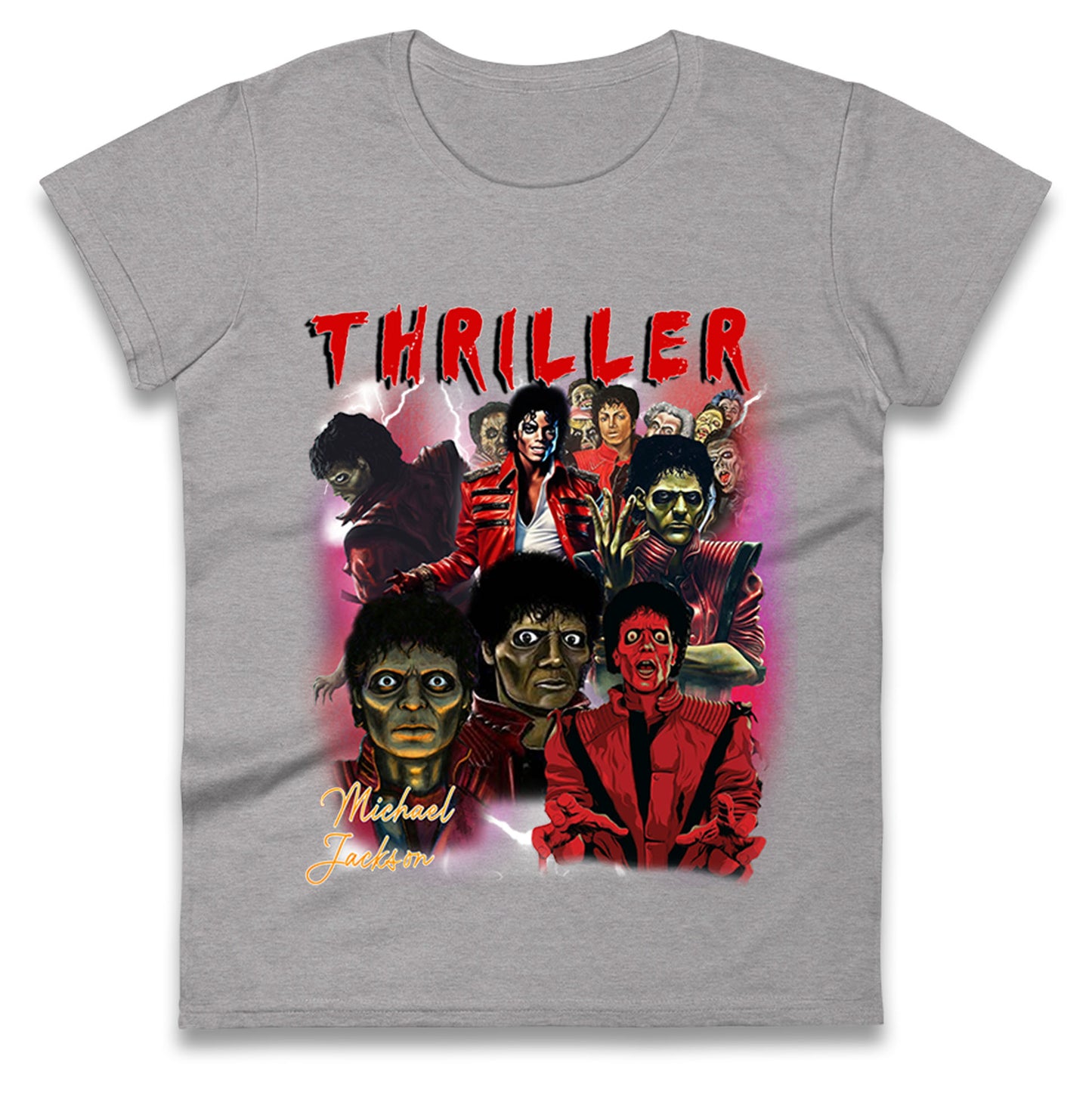 Michael Jackson Thriller Halloween Bootleg Womens t shirt