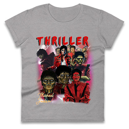 Michael Jackson Thriller Halloween Bootleg Womens t shirt