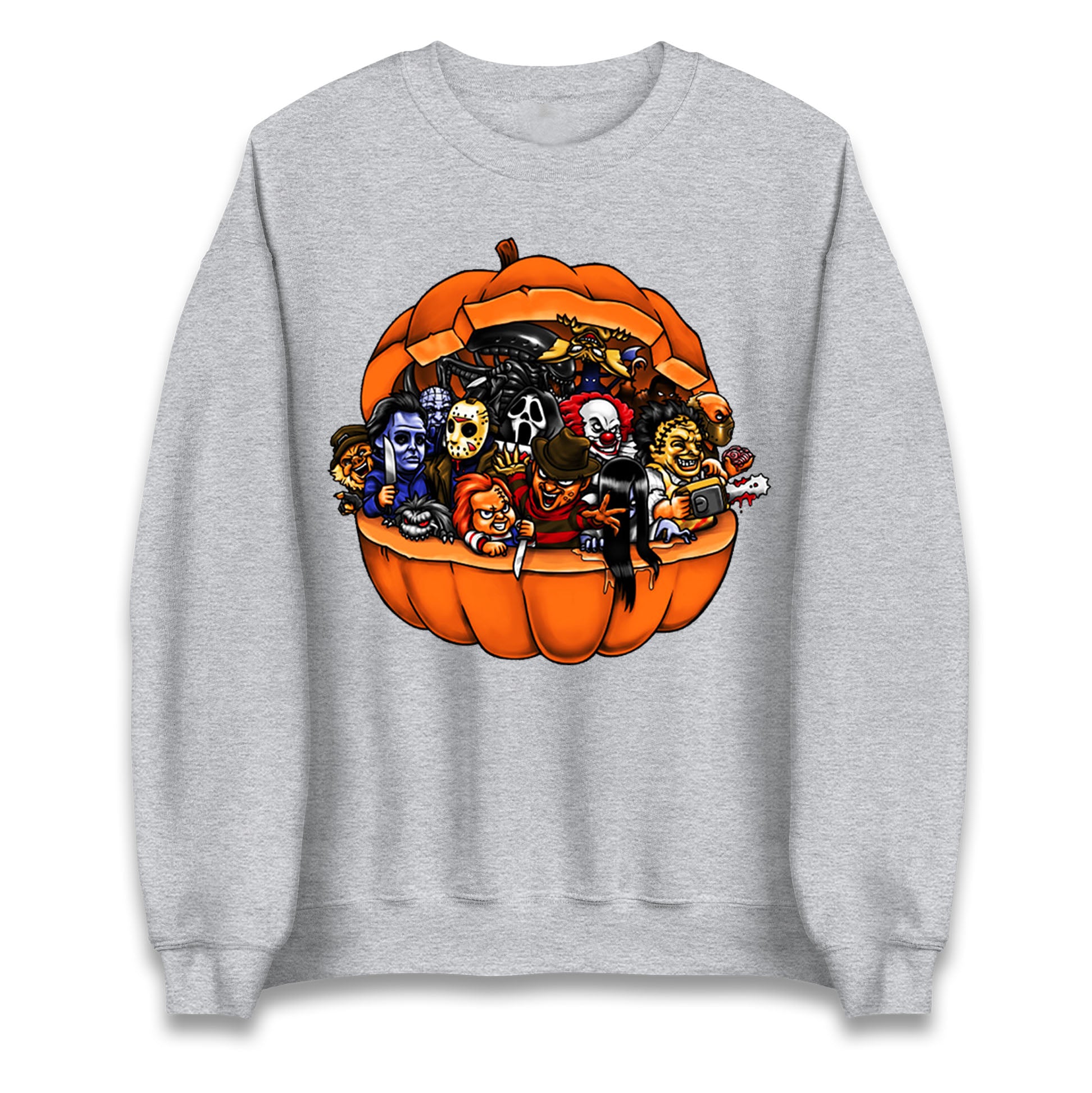 Super Villains Horror Friends Halloween Sweatshirt