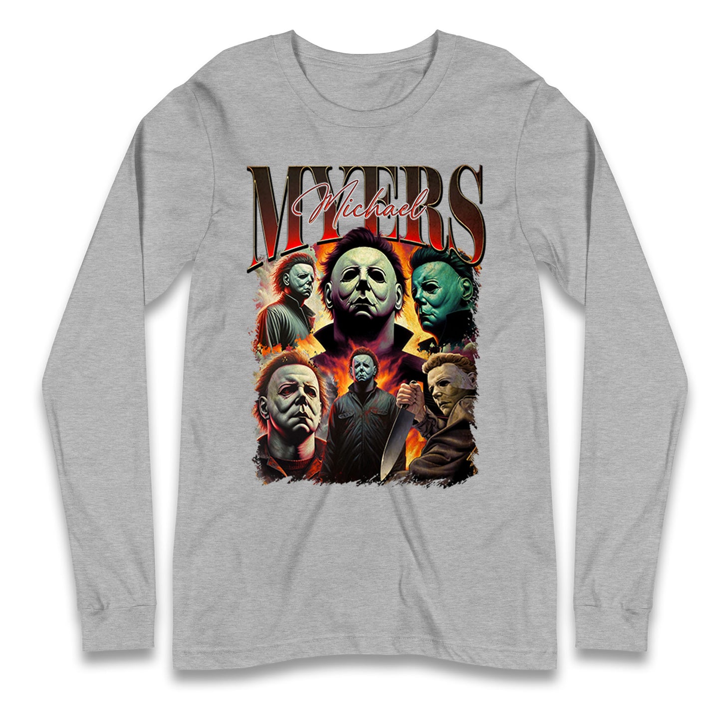 Michael Myers Bootleg Halloween Long Sleeve T Shirt