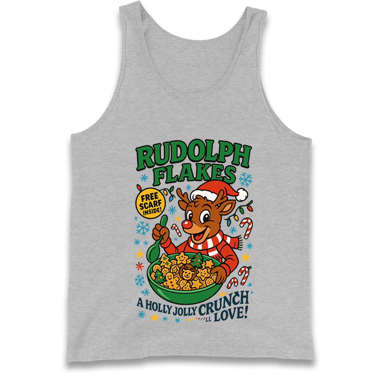 Rudolph The Red Nose Reindeer Tank Top