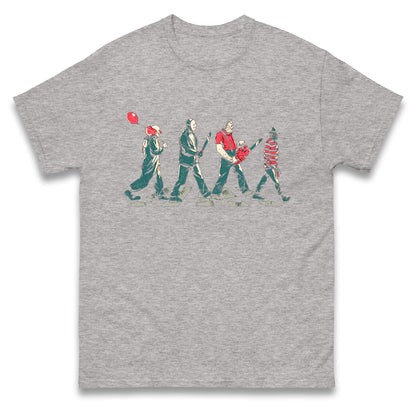 Horror Characters Friends Spoof Halloween t shirt