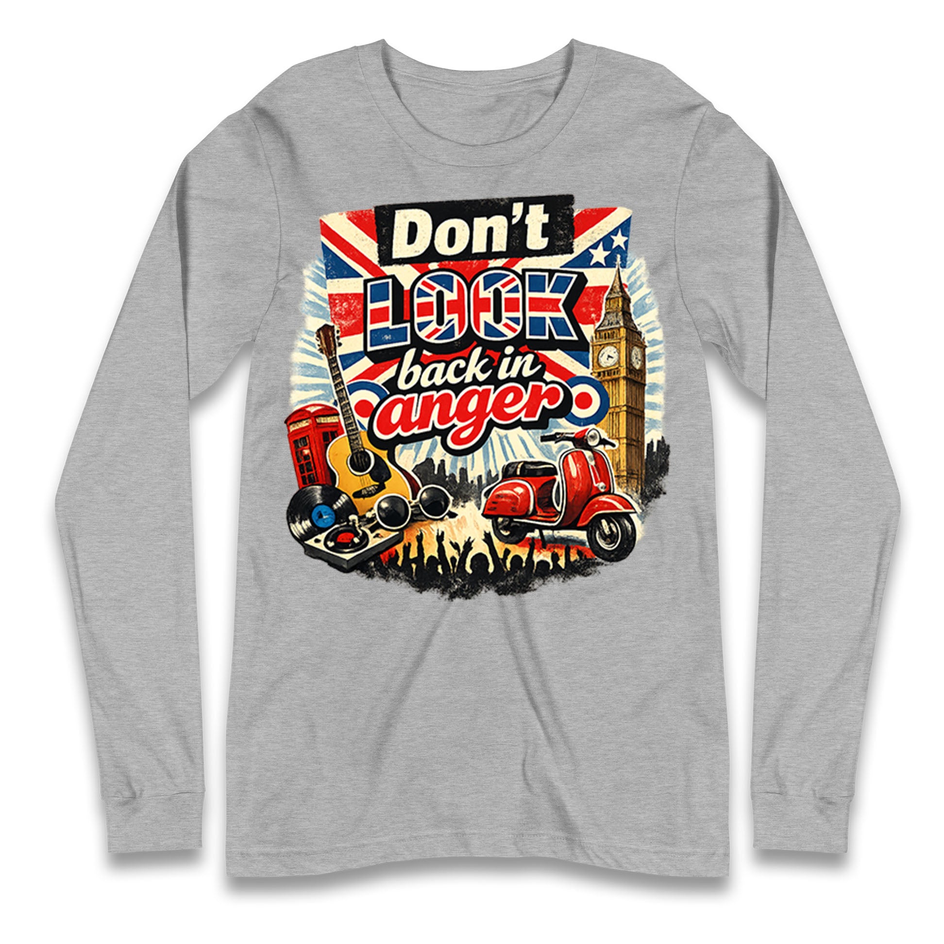 Don't Look Back In Anger Longsleeve T Shirt