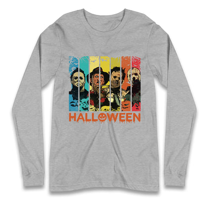 Vintage Villains Halloween Long Sleeve T Shirt