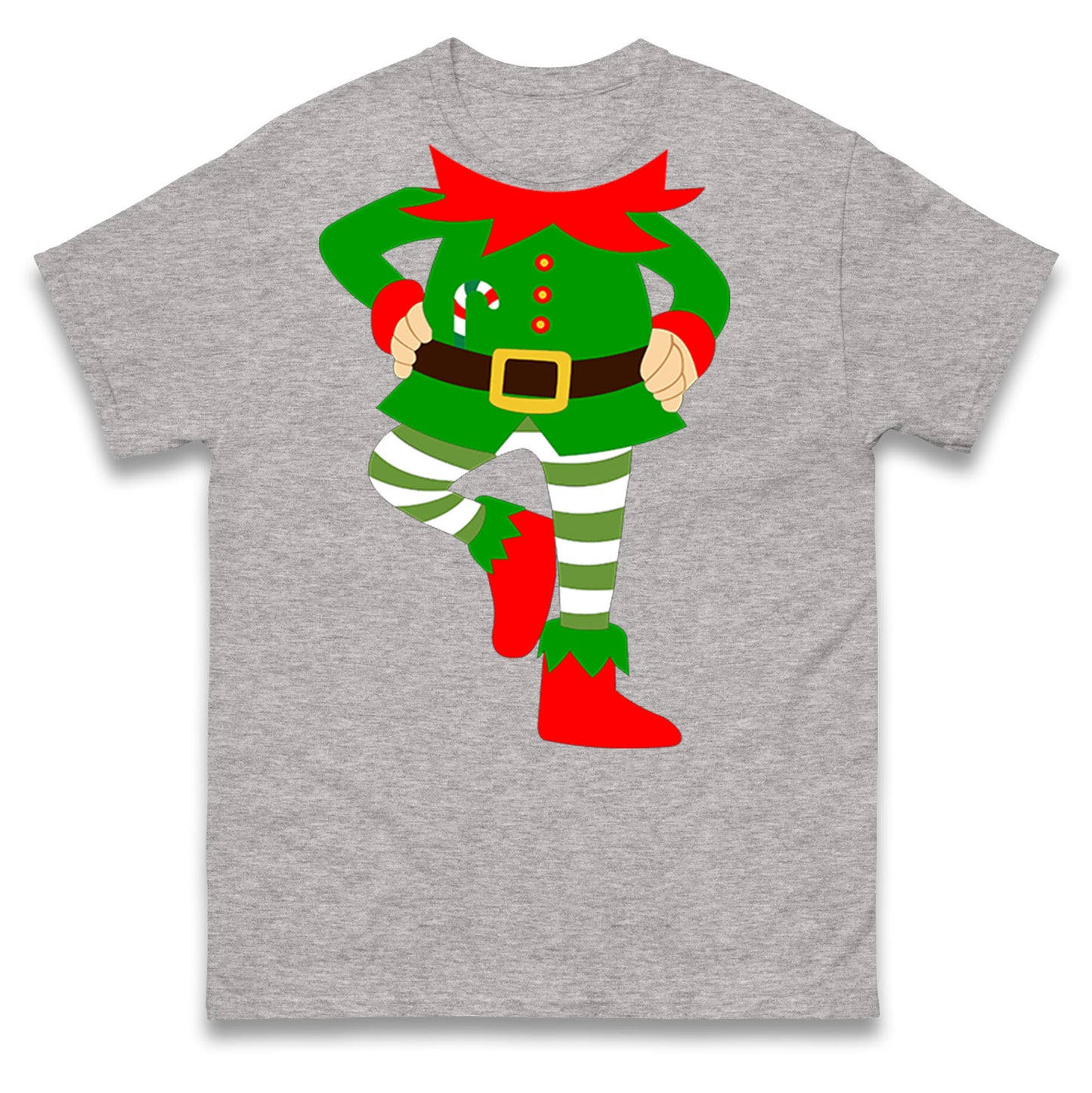 Personalise Christmas Party Wear Elf Mens t shirt
