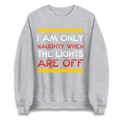 naughty christmas sweatshirt