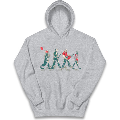 Horror Characters Friends Spoof Halloween Kids Hoodie