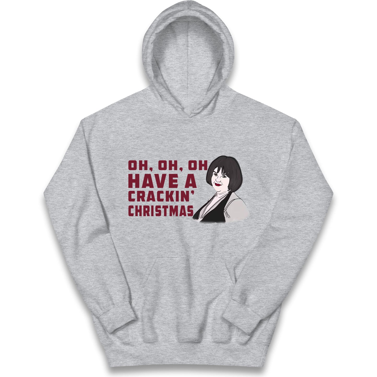 Oh My Crackin Christmas Nessa Gavin And Stacey Kids Hoodie
