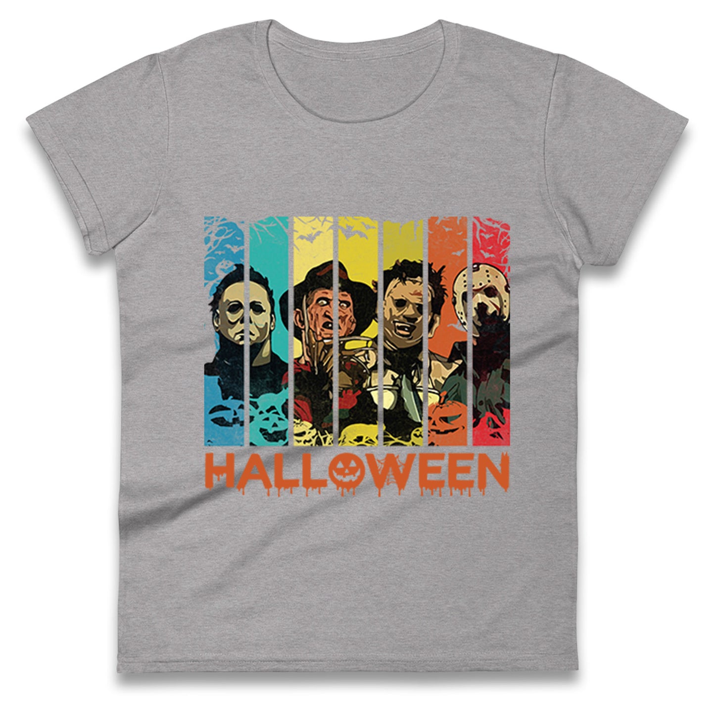 Vintage Villains Halloween Womens t shirts