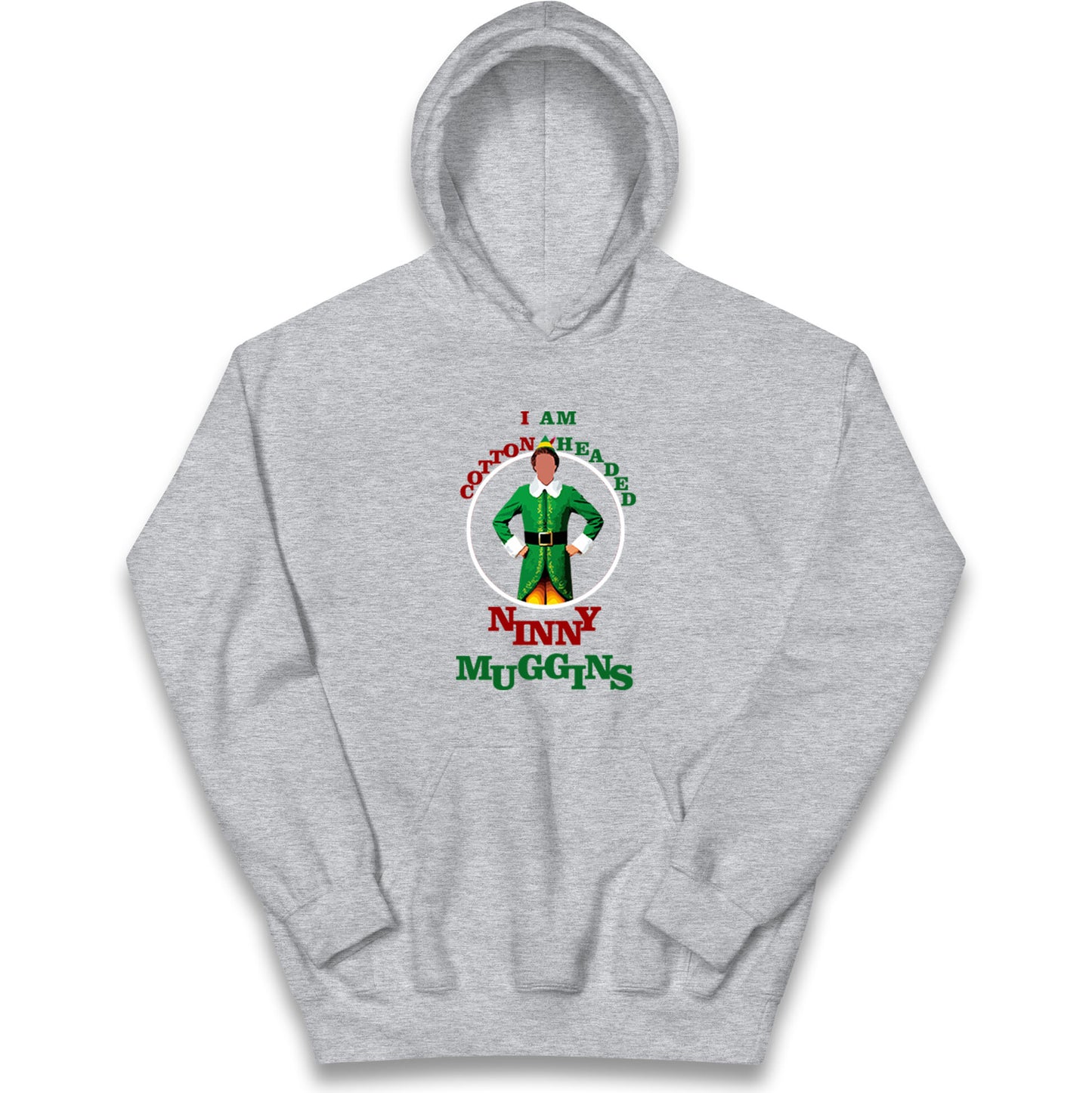 Christmas Patrick Baynham Elf Kids Hoodie