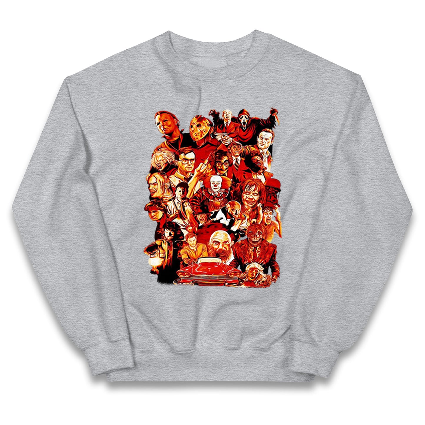 Horror Characters Halloween Kids Jumper