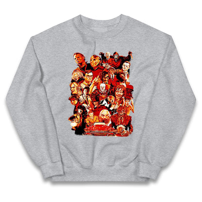 Horror Characters Halloween Kids Jumper