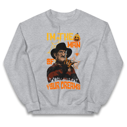 Freddy Krueger I Am The Man Of Your Dreams Halloween Kids Jumper
