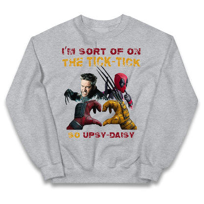 I'm Sort of on The Tick Tick so Upsy Daisy Kids Jumper