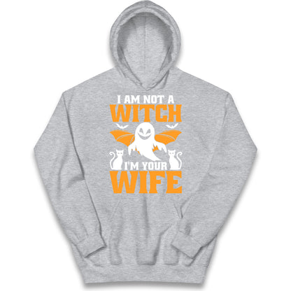 Im Not A Witch Im Your Wife Halloween Hoodie
