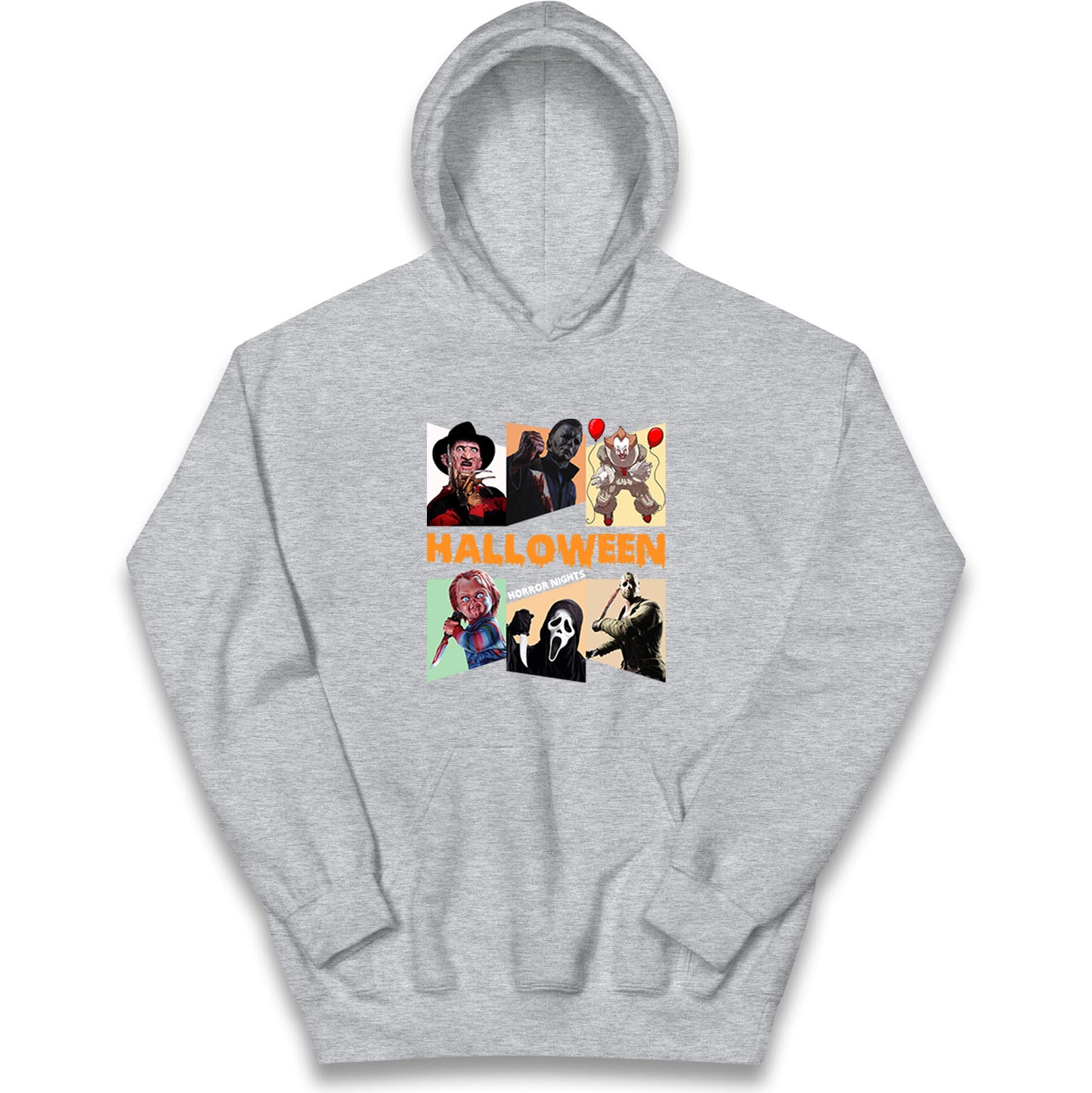 Horror Characters Halloween Horror Nights Kids Hoodie