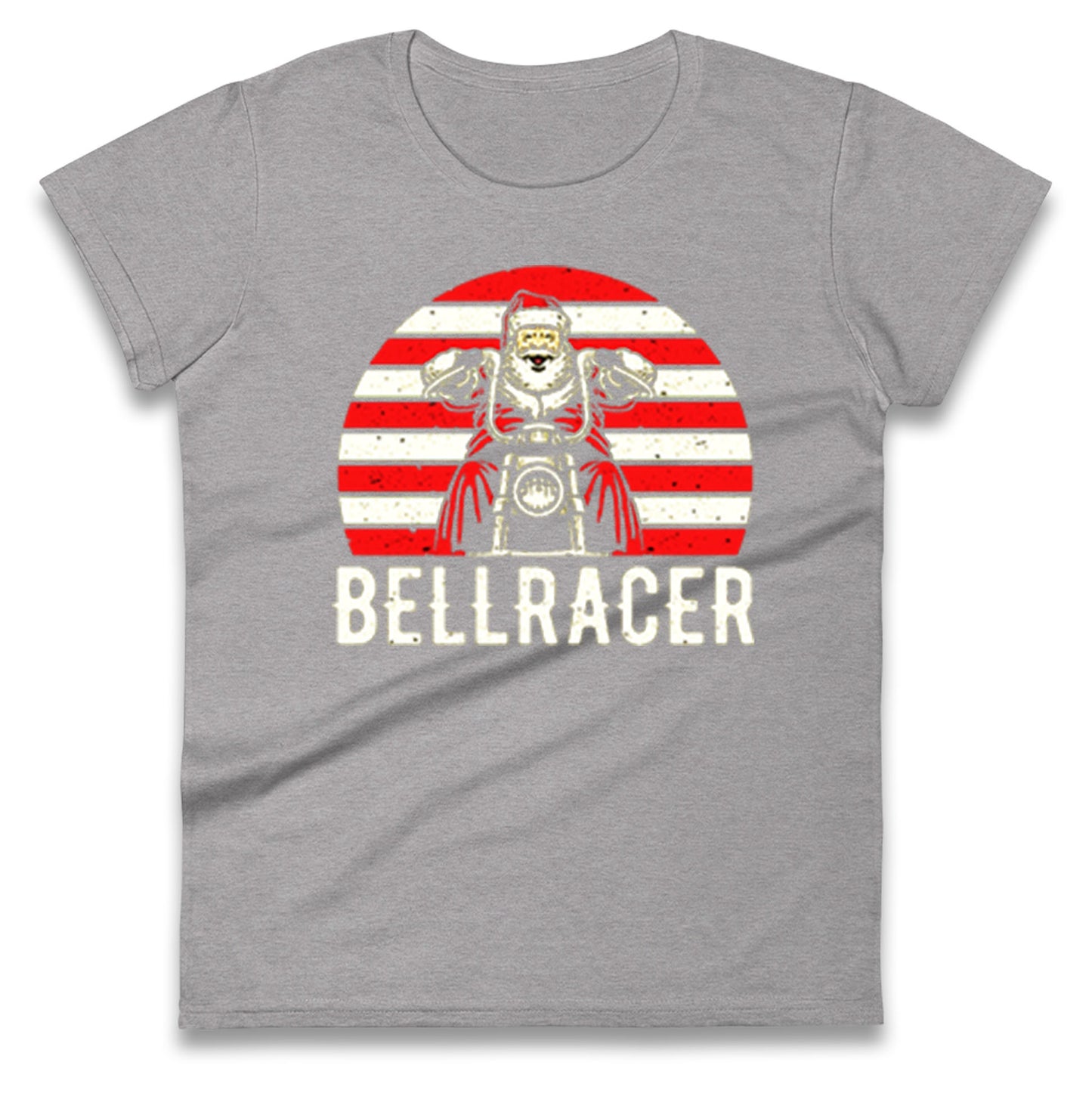 Bell Racer Christmas Womens t shirt