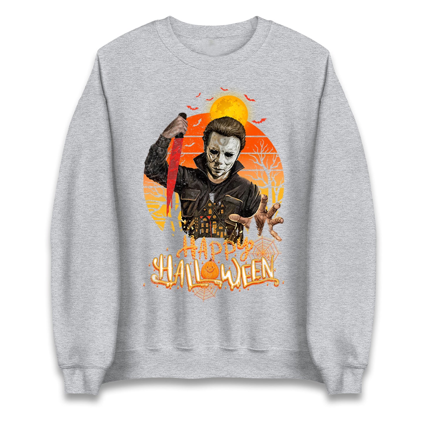 Michael Myers Happy Halloween Unisex Sweatshirt
